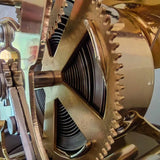 North Star Time Mechanical Clock European Metal Gear Table Clock Copper Movement Ideas Manual Computer Desk Watch Ornament Gift