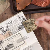 Vintage Metal Clip Office Manual Binder Bill Holder Children's Wide Mouth Folder Multifunctional Storage Clip Invoice Clip