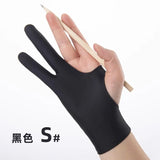 S/M/L Two-Finger Drawing Gloves Anti-touch Anti-fouling for Tablet Digital Board Touch Screen Oil Painting Art Supplies