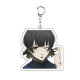AOOKMIYA ART+ Creative Gifts Blue Lock Isagi Yoichi Acrylic Anime Keychain Bag Charms Pendant Jewelry Cute Creative Key Ring Friends Gift Figure Cartoon