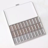 AOOKMIYA Empty TN Magnetic Watercolor Box Portable Travel Paint Dispenser Box Palette Iron Box Beginner Students Art Supplies