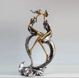 Modern Art 58CM Banksy Art Balloon Girl Statue Healing Flying Balloon Girl Sculpture Resin Craft Home Living Room Decor Gift