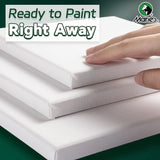 AOOKMIYA 4/6/8pcs Marie's 13x18cm/5x7inch Blank Canvas Bulk,Prepared for Painting,Drawing,Oil,Acrylic,Tempera,Perfect for Adults,Artists