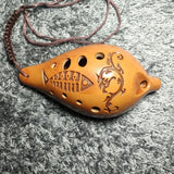 AOOKMIYA Fish Bird Pattern Ten Hole Flute A Mini Ocarina Traditional Folk Legend Base Professional Musical Instruments Offers Ocarina AOOKMIYA.COM