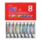 Holbein Artist Watercolor Iridescent Chroma Pearl& SHINE HWC Acuarela 8 Color 5ml set  Beginner Drwaing Art Supplies 2025