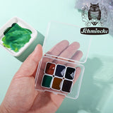 AOOKMIYA Schmincke College-level Layered 6-color Watercolor Paint Texture Painting Precipitation Color Sub-pack Acuarela Art Supplies