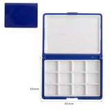 AOOKMIYA Empty Watercolor Paint Palette 12/24 Grid Watercolor Packaging Box Portable Paint Storage Box Travel Painting Art Supplies