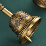 Nepal Vajra Pestle Copper Bell Orff Musical Instrument Montessori Master Taps Handmade Tibetan Bells for Crafts Chakra Cleansing