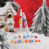 Kawaii Deli Nusign Puzzle Gel Ink Pen 0.5mm Cute Lovely Retractable Ballpiont Pens with Letters Particle Back To School Supplies