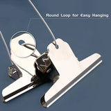 AOOKMIYA 1pc/3pcs/5pcs Large Bull Paper Clips 14.5cm/5.7in,School Supplies for Bulletin Board,Artworks,Food Bag,Photos,Metal Chip