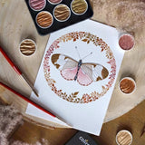 90 Color Pearl Handmade Solid Watercolor Pigment Gold Silver Low Gloss Single Disc Student Painting Supplies Art Supplies（2）