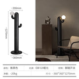 Creative Design Sense Vertical Floor Lamp High-end Solid Wood Living Room Bedroom  Artistic Atmosphere Including Light Bulbs