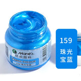 Dazzling Fluorescent Textile Fiber Acrylic Paint Single Bottle 50ml Colorful Painting Clothes Dye Waterproof Graffiti Diy