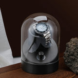 Mechanical Watch Winder Box Automatic Luxury Yarn Winder Transparent Rotating Watch Storage Box Display Cabinet Silent Battery