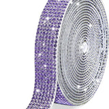 Self Adhesive Crystal Rhinestone Sticker Diamond Ribbon DIY Sticker Rhinestones Arts Crafts Car Phone Decoration Dropshipping