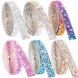 Self Adhesive Crystal Rhinestone Sticker Diamond Ribbon DIY Sticker Rhinestones Arts Crafts Car Phone Decoration Dropshipping