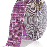 Self Adhesive Crystal Rhinestone Sticker Diamond Ribbon DIY Sticker Rhinestones Arts Crafts Car Phone Decoration Dropshipping