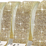 Self Adhesive Crystal Rhinestone Sticker Diamond Ribbon DIY Sticker Rhinestones Arts Crafts Car Phone Decoration Dropshipping
