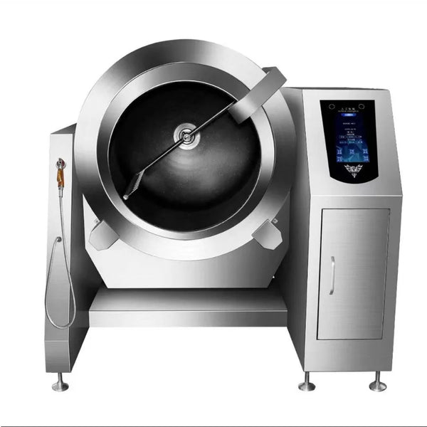 SemiKron 50kg Automatic Drum Stir Fry Machine Large Capacity Canteen Use Group Meal Cooking