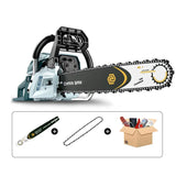 Serra De Logging De Gasolina Doméstica, Pequena Serra De Cadeia Portátil, Serra Elétrica, Equipamento De Corte De Madeira