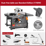 Serra De Mesa Elétrica Sem Poeira, Máquina De Corte DIY, Serra De Madeira De Alta Potência, Household