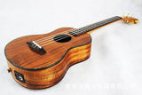 SevenAngel 23" Professional Concert Electric Ukulele All Solid Wood 4 strings Hawaiian Guitar Sweet Acacia wood KOA  Ukelele