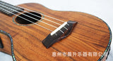 SevenAngel 23" Professional Concert Electric Ukulele All Solid Wood 4 strings Hawaiian Guitar Sweet Acacia wood KOA  Ukelele