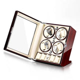 Luxury 8 Slots Watch Winders Automatic Rotator Motor Mechanical Wrist Watches Winding Device 5 Epitopes Men Watch Storage Boxes
