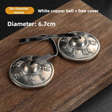 Nepal Handmade Copper Touch Bell Yoga Meditation Chime Touch Bells Copper Ring Sound Therapy Musical Percussion Instrument