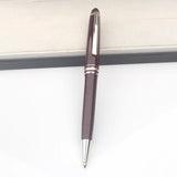 Quality M B 163 Black Ballpoint Rollerball Pen Platinum Coated Metal Ultra Black White Gel Pen for Writing