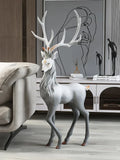 AOOKMIYA ART+ Creative Gifts 120cm Nordic Style Creative Deer Statue, Home Decoration, Gifts, Interior Decoration, Large Living Room Ornaments, Handicrafts