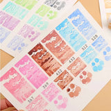 AOOKMIYA Full Pan White Nights Artists Solid Watercolor Paints 19 Colors Macaron/Candy Color for Painters Student Art Supplies