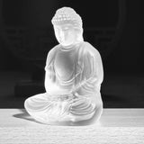 AOOKMIYA Creative Crystal Glass Buddha Decoration, Tabletop Crafts, Retro Living Room, Modern and Simplicity, Household and Office