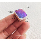 AOOKMIYA 12 Colors 1ML Shiny Pearlescent Pigment Solid Watercolor Pigment Painting Calligraphy Nail Art Glitter Watercolor Art Supplies