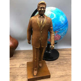 TOP Collection ART Korea Korean President Roh Moo hyun portrait Bronze sculpture HOME OFFICE Decorative ART ornament 30CM