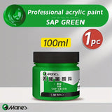 AOOKMIYA Marie's 1pc 100/300ml 3.38 oz/10.1 oz Sap Green Acrylic Paint,Acrylic Pigment for Wood,Rock,Painting Enthusiasts for Adults