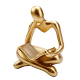 Decorative Sculpture Home Decor Modern Resin Statue For Living Room Ornaments For Home Figures Decoration Table Desk Read Crafts