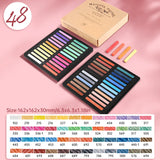 AOOKMIYA Marie's Soft Chalk Pastels,12/24/36/48 Colors,Drawing Stick for Artist,Professional,Pigment Painting Pen Tool,Powder Color Pens