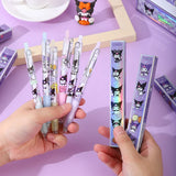 Sanrio 36pcs Gel Pen 0.5mm Black Cute Elf Bronzing Blind Box Pressing Pen ST Head School Supplies Writing Stationery Seconds Dry