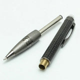 Tat Classique Metal Bussiness Carbon Fiber MB Ballpoint Rollerball Platinum-plated Clip Office Stationery Fountain Pen Gift
