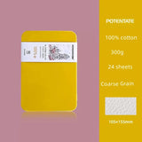 AOOKMIYA POTENTATE Postcard Watercolor Paper 100% Cotton 300g 24Sheets A6 Travel Water Color Painting Paper Tin Packaging Art Supplies  AOOKMIYA.COM