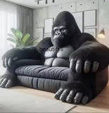 AOOKMIYA ART+ Creative Gifts ss 26 Gorilla Sofa Living Room Furniture Secondary Sofa Bedroom Bed Creative Large and Small Apartment Type Leather Sofa Bed