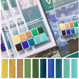 AOOKMIYA Super Vision Watercolor Paint 10 Color 1ML Artist Morandi Macaron Candy Color Advanced Gray Beginner Painting Art Supplies