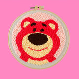 AOOKMIYA DIY Craft Punch Needle Embroidery Kits Sewing Kit Needlework Cross Stitch for Beginner Magic Pock Pen Set Home Painting Decor