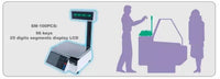 DIGI SM110P Barcode balance Label electronic Scale supermarket receipt retail digital weighing barcode label printing scale