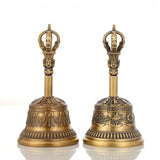 Nepal Vajra Pestle Copper Bell Orff Musical Instrument Montessori Master Taps Handmade Tibetan Bells for Crafts Chakra Cleansing