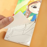 Portable Watercolor Graffiti Painting Children's Painting Set Color Fill Comes with Pigment Graffiti Notebook Puzzle Drawing