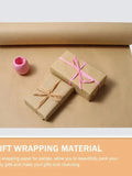 AOOKMIYA Brown Kraft Paper  5M Roll Ideal for Gift Wrapping, Art & Craft Postal, Packing, Shipping, Floor Covering, Parcel, Table Runner,