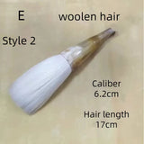 Ox Horn Hopper-shaped Brush Weasel Woolen Bear Hair Calligraphy Brush Super Large Decoration Square Dancing Performance Brush