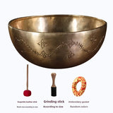 AOOKMIYA Copper Tibetan Bowl Handmade Carved Nepal Singing Bowls Spiritual Sound Healing Meditation Large Chakra Buddhist Instrument Gift AOOKMIYA.COM